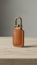 Leather Leash With Mountain Accent